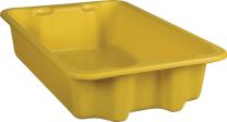 JeCo Drehstapelbehälter PP gelb L590xB380xH135mm