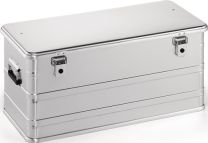 JeCo Aluminiumbox L782xB385xH367mm 91 l mit Klapphebelverschlüssen mit Bohrungen