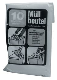 JeCo Müllbeutel B700xL1100mm 120l 60 µm blau 10St./Btl.