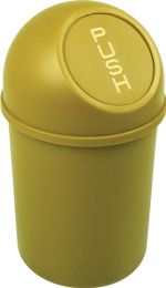 HELIT Abfallbehälter H375xØ214mm 6l gelb