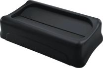 RUBBERMAID Deckel PE schwarz B297xT521mm f.Wertstoffsammler 60/87l Schwingdeckel