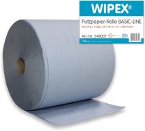 WIPEX Putztuch Basic-Line L360xB380ca.mm blau 3-lagig 1 Rolle/ VE