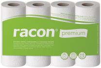 RACON Küchenrolle racon Premium K-2 B220xL250ca.mm weiß 2-lagig,perforiert 4 Rl./PAK
