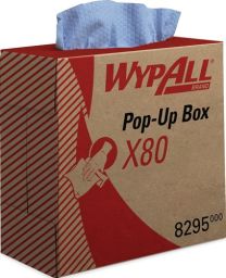 WYPALL Wischtuch WypAll® X80 8295 L427xB212ca.mm blau 1-lagig 5 Boxen/KT