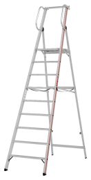 HYMER Plattformleiter mit Handlauf 9 Stufen (808009)