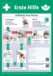 JeCo Erste-Hilfe-Plan n.DGUV Information 204-001 L410xB590mm Ku.