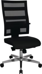 TOPSTAR Bürodrehstuhl mit Punktsynchrontechnik schwarz/schwarz 450-550 mm ohne Armlehnen Tragfähigkeit 110 kg
