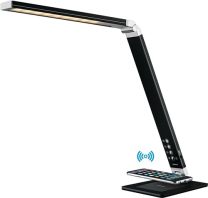 HANSA Schreibtischleuchte Alu.schwarz H.max.420mm Standfuß m.LED