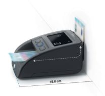 SAFESCAN Geldscheinprüfer 155-S G2 geeignet f. EUR, CHF, GBP, SEK, NOK, DKK Netzteil und QIG