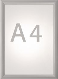 MAUL Klapprahmen Plakatmaß DIN A4 aluminium eloxiert
