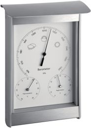 TFA Wetterstation H215xB145xT70mm silber/weiß Alu/KU f.innen/außen