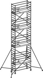 Hymer Fahrgerüst mit Ausleger, mit Comfortaufbau, Reichhöhe 9,40 m, Art-Nr. 837109