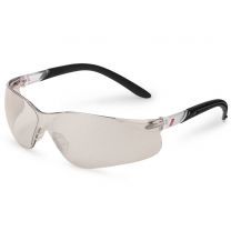 NITRAS VISION PROTECT, Schutzbrille, Tragkörper schwarz / transparent, Sichtscheiben hell, silber verspiegelt,  EN 166 -   12 Stück