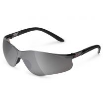 NITRAS VISION PROTECT, Schutzbrille, Tragkörper schwarz, Sichtscheiben sehr dunkel, silber verspiegelt, EN 166 -   12 Stück