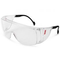 NITRAS VISION PROTECT OTG, Schutzbrille, Tragkörper schwarz / transparent, Sichtscheiben klar, EN 166 -   12 Stück