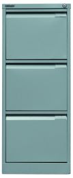 BISLEY Hängeregistraturschrank BxTxH 413x622x1016 mm, silber, 3633355