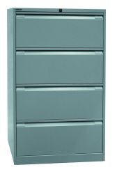BISLEY Hängeregistraturschrank BxTxH 800x622x1321 mm, silber, DF4355