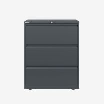 BISLEY Essentials Aufbewahrungssystem BxTxH 800x470x1000-1024 mm, anthrazitgrau, YESF0810634