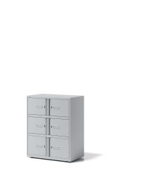 BISLEY Essentials Aufbewahrungssystem BxTxH 800x470x1000-1024 mm, lichtgrau, YELD0810645