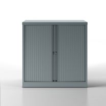 BISLEY Essentials Aufbewahrungssystem BxTxH 1000x470x1000-1024 mm, Rollladen und Korpus anthrazit, YETB10101S9634