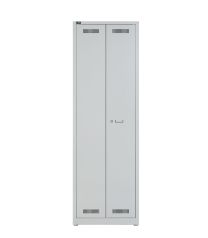 BISLEY Garderoben- Allzweckschrank LIGHT BxTxH 600x500x1850 mm, lichtgrau, GL06AZ245