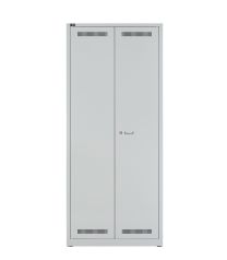 BISLEY Garderoben- Allzweckschrank LIGHT BxTxH 800x500x1850 mm, lichtgrau, GL08AZ245