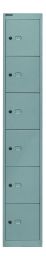 BISLEY Garderoben- & Schließfachsystem OFFICE BxTxH 305x457x1802 mm, silber, CLK186355