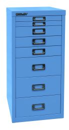 BISLEY Schubladenschrank MultiDrawer BxTxH 279x380x590 mm, blau, L298605