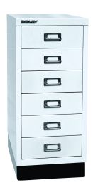 BISLEY Schubladenschrank MultiDrawer BxTxH 279x380x670 mm, verkehrsweiß, L296S696