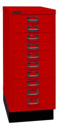 BISLEY Schubladenschrank MultiDrawer BxTxH 279x380x670 mm, kardinalrot, L2910S670