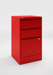 BISLEY Schubladenschrank PFA | Home Filer BxTxH 413x400x672 mm, kardinalrot, HF3670