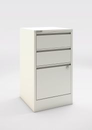 BISLEY Schubladenschrank PFA | Home Filer BxTxH 413x400x672 mm, verkehrsweiß, HF3696