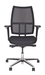 BISLEY Seating, Netzbezug, BxTxH 690x500-560x1080-1200 mm, schwarz, DSM733
