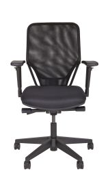 BISLEY Seating, Netzbezug, TxH 540-600x970-1090 mm, schwarz, DSON733