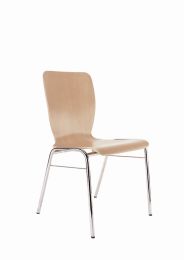 BISLEY Seating BxTxH 522x520x845 mm, Schale Buche | Gestell aluminium, HF2P4