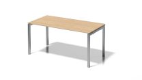 BISLEY Cito Schreibtisch BxTxH 1600x800x740 mm, Dekor ahorn, Gestell silber, DUF1608MP355