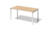 BISLEY Cito Schreibtisch BxTxH 1600x800x740 mm, Dekor ahorn, Gestell verkehrsweiß, DUF1608MP396
