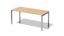 BISLEY Cito Schreibtisch BxTxH 1800x800x740 mm, Dekor ahorn, Gestell silber, DUF1808MP355