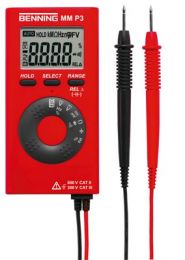 BENNING Digital-Multimeter im Lederetui MM P3