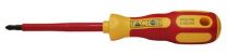 Elektriker-Kreuzschlitz-Schraubendreher PH, VDE Gr. 1 x 80 / 2 x 100 / 3 x 150 mm