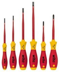 SoftFinish(R) electric Schlitz/Phillips Schraubendrehersatz, 6-tlg. 3201 SF K6 SATZ 6tlg SLIM FIX