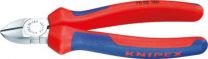 KNIPEX Seitenschneider mit 2K-Griffhüllen, Kopf verchromt 160 mm