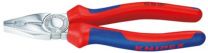 KNIPEX Kombizange mit 2K-Griffhüllen, Kopf verchromt 180 mm