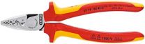 KNIPEX Crimpzange für Aderendhülsen 0,25-16 qmm 180 mm