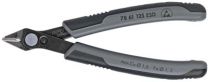 KNIPEX Elektronik Super Knips ESD, brüniert, mit 2K-Griffhüllen 125 mm