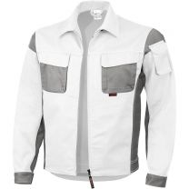 Bundjacke PRO MG245g weiß/grau Gr. 2XL