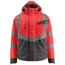 Mascot Pilotjacke Hastings, hi-vis rot dunkelanthrazitzit, Gr. 3XL