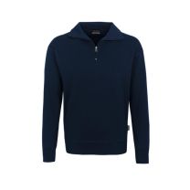 HAKRO Zip-Sweat-Shirt, tinte, Gr. M 