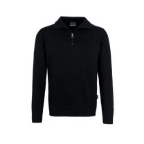 HAKRO Zip-Sweat-Shirt, schwarz, Gr. XXXL 