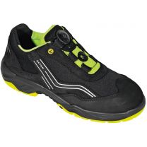 Elten Sicherheitshalbschuh Ambition Boa Low ESD S2, schwarz/lime (72752)